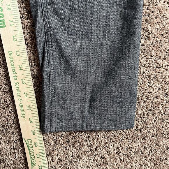 Alberto Pants Mens 35x32 Gray Stone Modern Fit Stretch Twill 5-Pocket 5001 - Picture 7 of 8